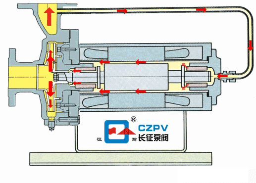熱水循環泵的工作原理動圖
