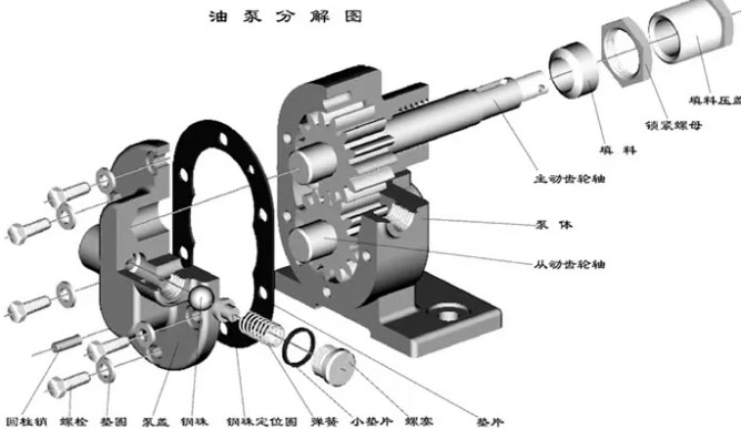 油泵分解圖